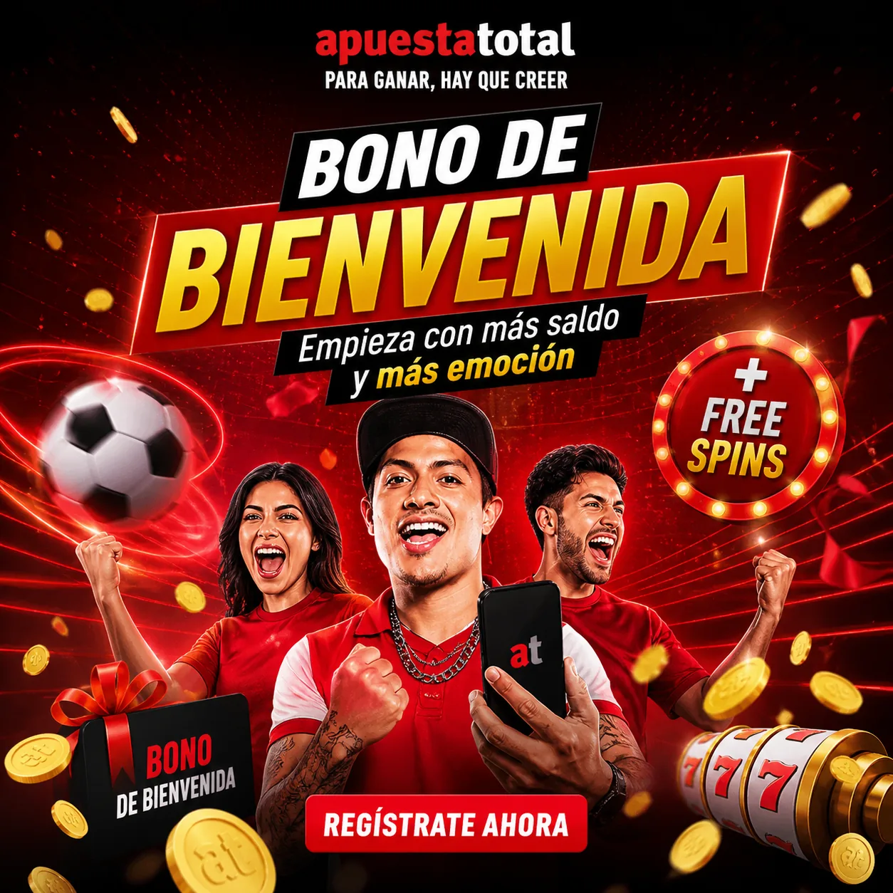 Bono de bienvenida de Apuesta Total Perú