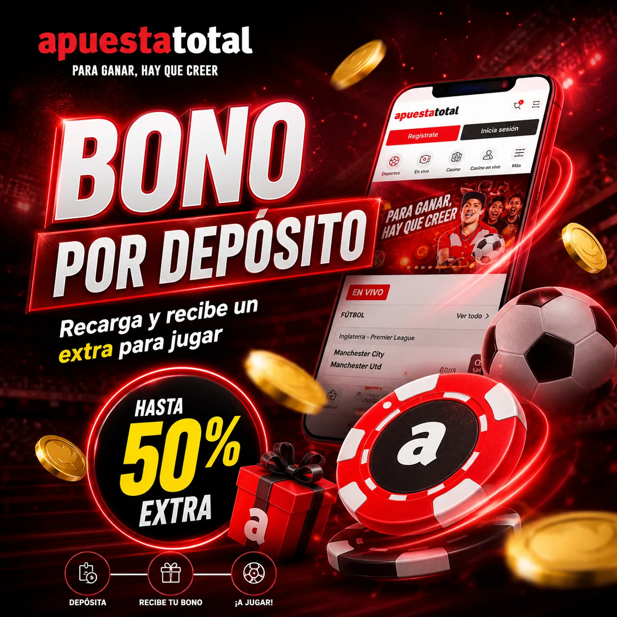 Bono por depósito de Apuesta Total Perú